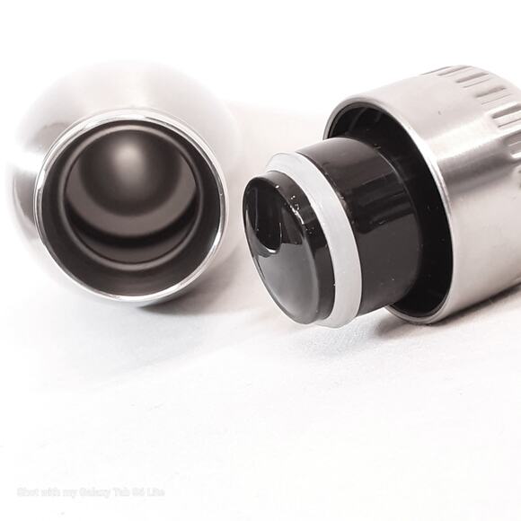 Manna 17 oz Vogue Architect Stainless Steel Onyx Tumbler Geometric Design - Picture 8 of 10